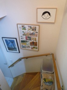 階段クロスの貼替と手すりをスタイリシュにしてリフレッシュ♪　目黒区S様邸